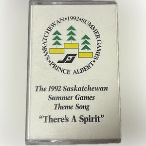 The 1992 Saskatchewan Summer Games Theme Song “There’s A Spirit” Cassette Tape